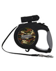 רצועה נשלפת 8 מטר איכותית עם פנס לכלב