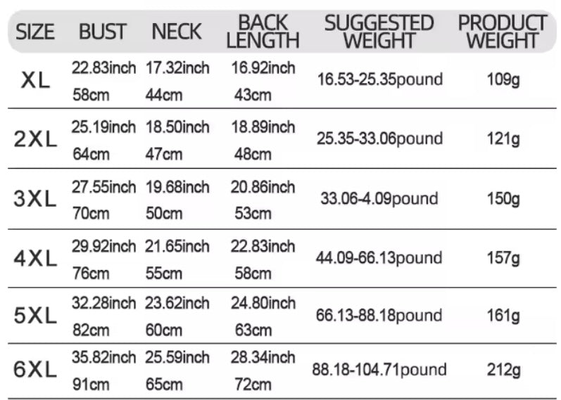 מעיל חורף לכלב
