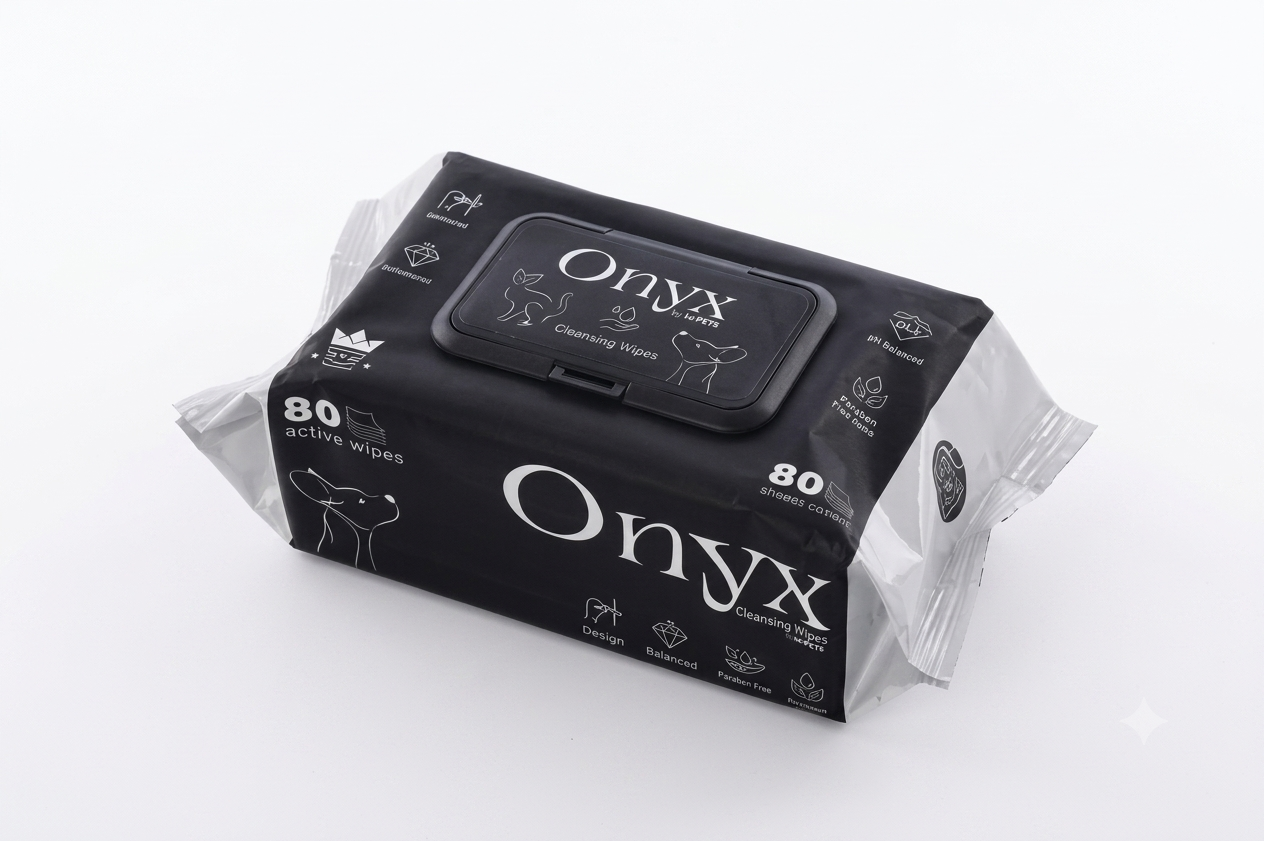מגבונים לחיות מחמד Onyx 80 יחידות