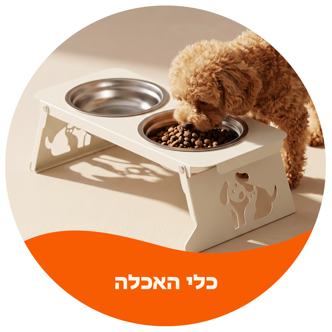 קערות וכלי האכלה לכלבים וחתולים